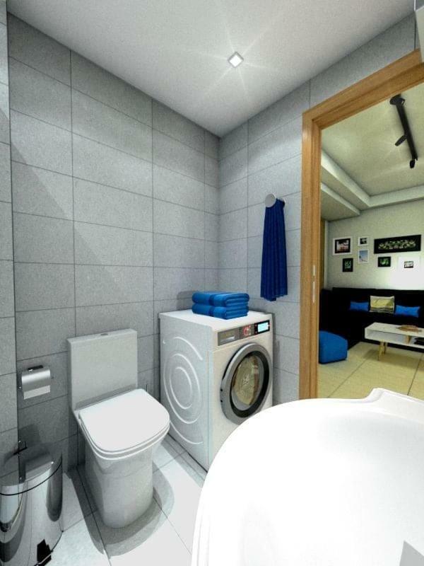 Blue - Comfy Center Rodos Apartment Asgourou Екстериор снимка